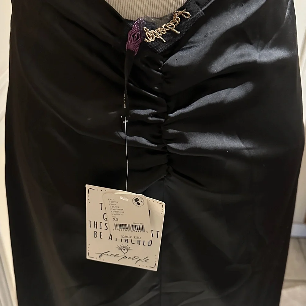 Free People Black Backless Halter Dress - Picture 8 of 13